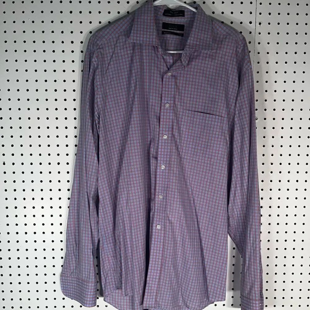 Saks Fifth avenue black button down shirt
